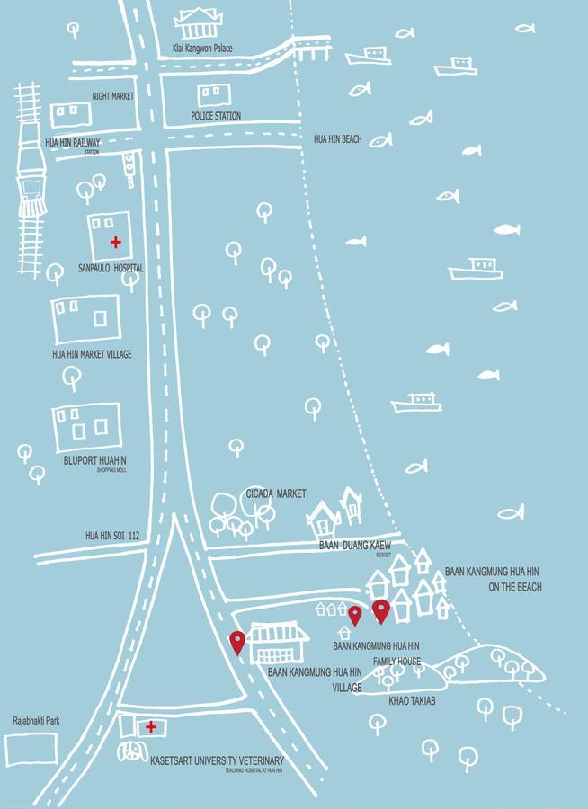 Baan Kangmung Hua Hin On The Beach מראה חיצוני תמונה